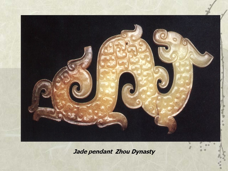 Jade pendant  Zhou Dynasty